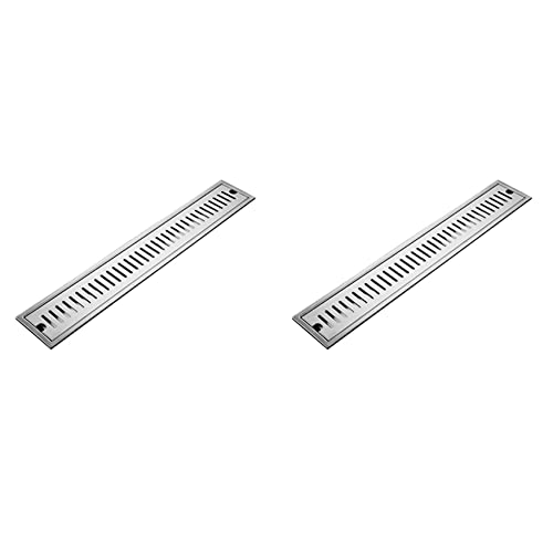 KEALLANS 2 x Duschablauf, linear, rechteckig, Drainage-K, linear, Länge 20 cm von KEALLANS