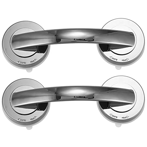 KEALLANS 2 x Vakuum-Saugnapfhalter, Handlauf, Badezimmer, super Sicherheitsgriff, Haltegriff von KEALLANS