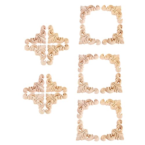 KEALLANS 20 StüCk Geschnitzte Unlackierte EuropäIsche MöBel Ecke Applikationen Onlay Figuren Zier 4 X 4 cm KEALLANS 20 StüCk Geschnitzte Unlackierte EuropäIsche MöBel Ecke Applikationen Onlay Figuren Zier 4 X 4 cm von KEALLANS