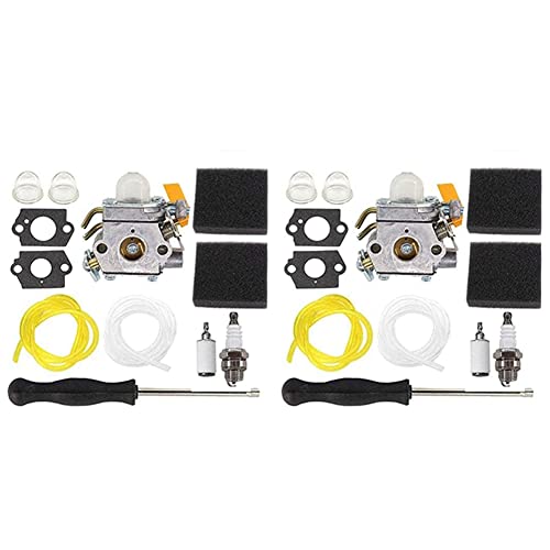 KEALLANS 2X Vergaser 308054012 mit Luft Filter Satz für 25Cc 26Cc 30Cc 46Cc Hecken Schere C1U-H60 Vergaser von KEALLANS