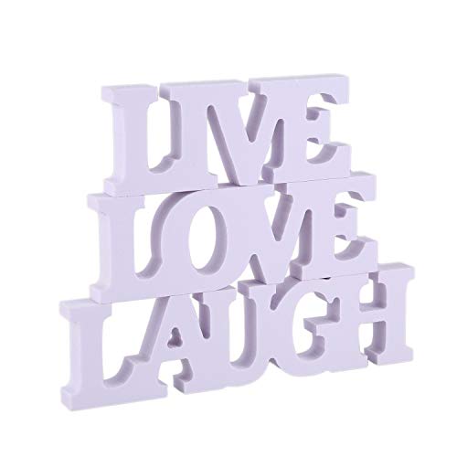 KEALLANS 3 Stück Live Love Lachen Buchstaben Für () von KEALLANS