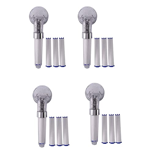 KEALLANS 4 Satz Negative Ionen Bad Handbrause Wasserspar Kopf Set mit 12 Filtern Hochdruck Handbrause KEALLANS 4 Satz Negative Ionen Bad Handbrause Wasserspar Kopf Set mit 12 Filtern Hochdruck Handbrause von KEALLANS