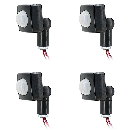 KEALLANS 4X 220V Mini Infrarot Sensor für Den Menschlichen Körper Infrarot Sensor Schalter LED Flut Licht PIR Bewegungs Sensor Einstellbar Schwarz KEALLANS 4X 220V Mini Infrarot Sensor für Den Menschlichen Körper Infrarot Sensor Schalter LED Flut Licht PIR Bewegungs Sensor Einstellbar Schwarz von KEALLANS