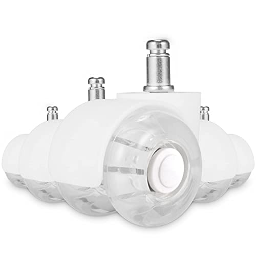 KEALLANS 5-Teilige Rollen für BüRo StüHle, 5,1 Cm, StrapazierfäHige, Stummgeschaltete Schreibtisch Stuhl Rollen, Universal Rollen für Alle BöDen von KEALLANS