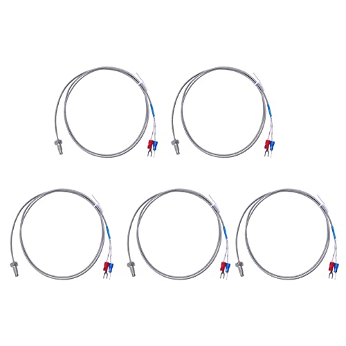 KEALLANS 5Stck 3.3Ft K Typ Thermoelement Temperaturregler 0-400C Sensor Probe von KEALLANS