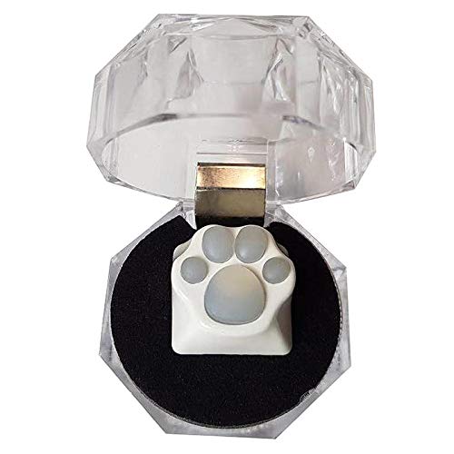 KEALLANS Cat Claw ESC Keycap PBT + Keycap aus Silikon für mechanische Tastatur, Weiß transparent KEALLANS Cat Claw ESC Keycap PBT + Keycap aus Silikon für mechanische Tastatur, Weiß transparent von KEALLANS