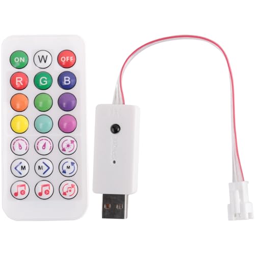 KEALLANS DC5V SP620E USB Bluetooth Music Pixel Controller Part Remote für WS2812 RGB LED Strip Light KEALLANS DC5V SP620E USB Bluetooth Music Pixel Controller Part Remote für WS2812 RGB LED Strip Light von KEALLANS
