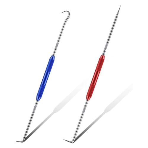 KEALLANS Doppel Spitzer AnreißEr, 2 StüCk Metall AnreißEr Werkzeug Haken und 45 Grad 90 Grad Spitzen Markierung Werkzeug für Maschinisten, Techniker KEALLANS Doppel Spitzer AnreißEr, 2 StüCk Metall AnreißEr Werkzeug Haken und 45 Grad 90 Grad Spitzen Markierung Werkzeug für Maschinisten, Techniker von KEALLANS