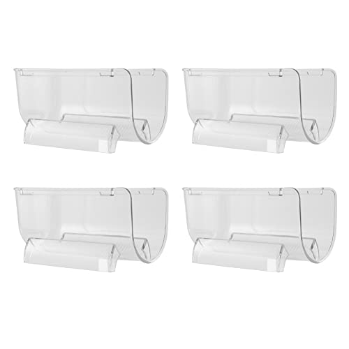 KEALLANS Series 4 Stück Weinflaschenhalter, Organizer für Wasserflaschen aus Kunststoff, stapelbar, transparent, für Wasserflaschen-Organizer für Kühlschränke KEALLANS Series 4 Stück Weinflaschenhalter, Organizer für Wasserflaschen aus Kunststoff, stapelbar, transparent, für Wasserflaschen-Organizer für Kühlschränke von KEALLANS