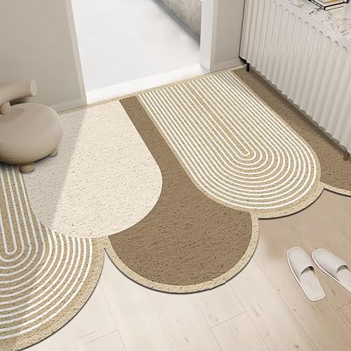 KEAOZVFE Teppich Antirutsch Teppich Dekor Bereich Teppich Unregelmäßige Form Teppich für Schlafzimmer Wohnzimmer Bad Antirutsch Nette geformte Badewanne Teppich Plüsch Dusche Teppiche von KEAOZVFE