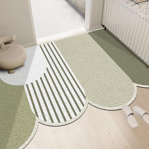 KEAOZVFE Teppich Antirutsch Teppich Dekor Bereich Teppich Unregelmäßige Form Teppich für Schlafzimmer Wohnzimmer Bad Antirutsch Nette geformte Badewanne Teppich Plüsch Dusche Teppiche von KEAOZVFE