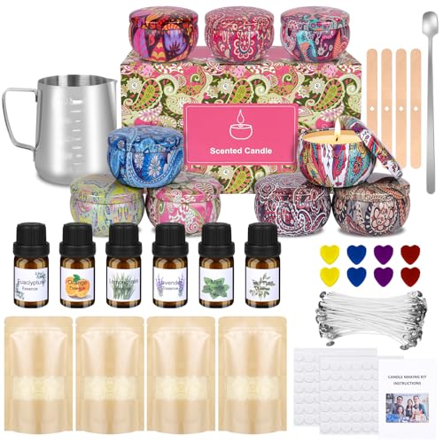 KEARLGMBH Kerzen Selber Machen Set,Kerzen Gießen füR Erwachsene AnfäNger Kinder,DIY Duftkerze Geschenke,Dochte Aufkleber Und RüHrlöFfel,Diy Set Erwachsene Kinder Kerzenherstellung Kit KEARLGMBH Kerzen Selber Machen Set,Kerzen Gießen füR Erwachsene AnfäNger Kinder,DIY Duftkerze Geschenke,Dochte Aufkleber Und RüHrlöFfel,Diy Set Erwachsene Kinder Kerzenherstellung Kit von KEARLGMBH