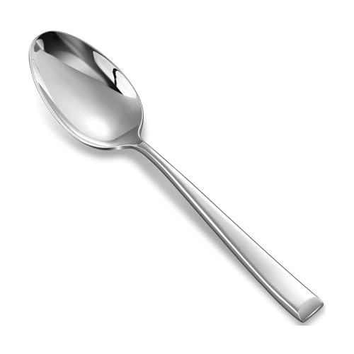 KEAWELL Premium Imperial 4-teiliges Löffel-Set, 19,3 cm, robustes 18/10 Edelstahl-Besteck mit glatten, abgerundeten Kanten, spülmaschinenfest für anspruchsvolles Essen (4, Menuelöffel) von KEAWELL