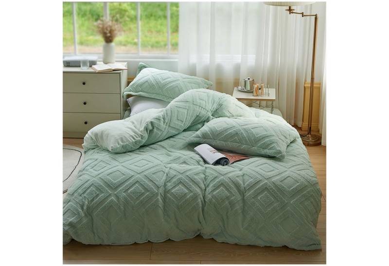 KEAYOO Bettwäsche TF, Polyester, 2 teilig, Flauschig warmes Teddy Plüsch warm für Winter KEAYOO Bettwäsche TF, Polyester, 2 teilig, Flauschig warmes Teddy Plüsch warm für Winter von KEAYOO