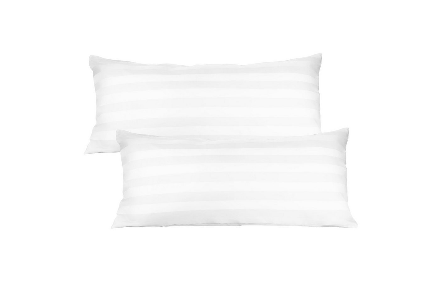 KEAYOO Kissenbezüge Satin Kissenbezug, (2 Stück), 100% Baumwolle mit Reißverscluss von KEAYOO