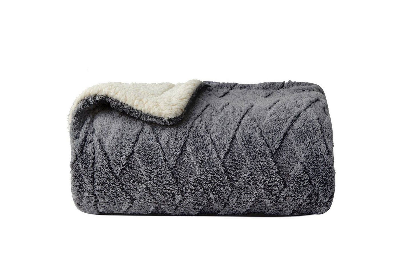 Wohndecke MT09, KEAYOO, Sherpa Fleece Warm Decke Kuscheldecken für Bett, Sofa und Couch von KEAYOO