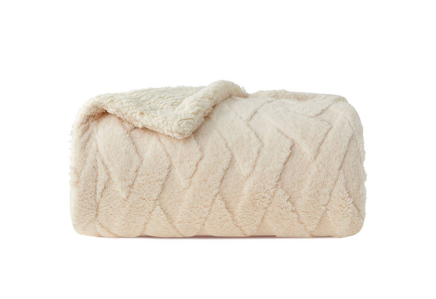 Wohndecke MT09, KEAYOO, Sherpa Fleece Warm Decke Kuscheldecken für Bett, Sofa und Couch von KEAYOO