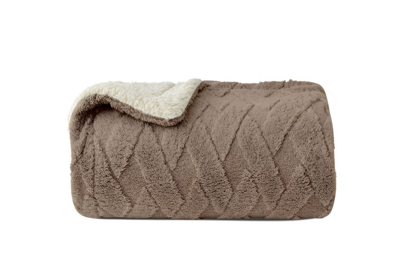 Wohndecke MT09, KEAYOO, Sherpa Fleece Warm Decke Kuscheldecken für Bett, Sofa und Couch von KEAYOO