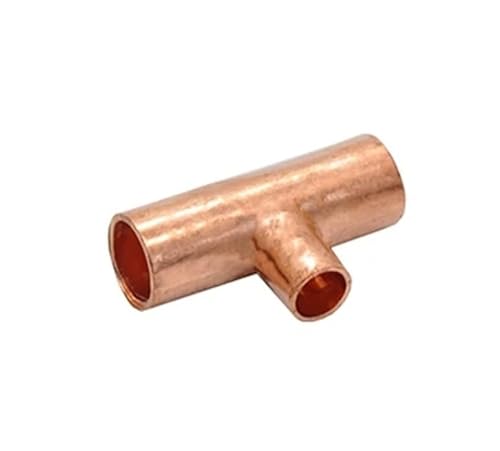 6,35–25,4 mm Kupferfitting, mittleres kleines Reduzierstück, T-Stück, Schweißrohrverbinder, 3 Möglichkeiten for Klimaanlagen, Kältetechnik(10-6.35-10) von KEBLIN