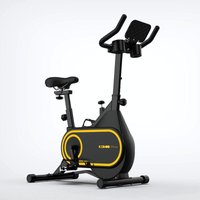 Fitness Serie 300 Heimtrainer, Riemensystem, Trägheit 6 kg und 8 Stufen Anti-Rutsch-Pedale Becherhalter und Räder - Keboo von KEBOO