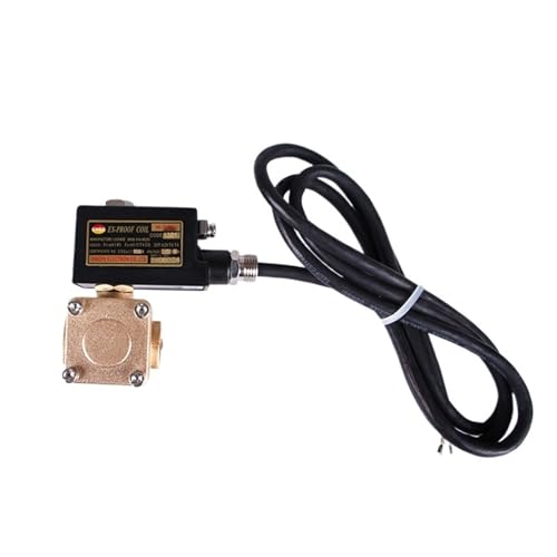 1/4" High Pressure 16 kg Explosion Proof Solenoid Valve Brass IP65 Normally Closed AC220V DC24V For Water Oil Air(DC24V) von KEBTOKMRW
