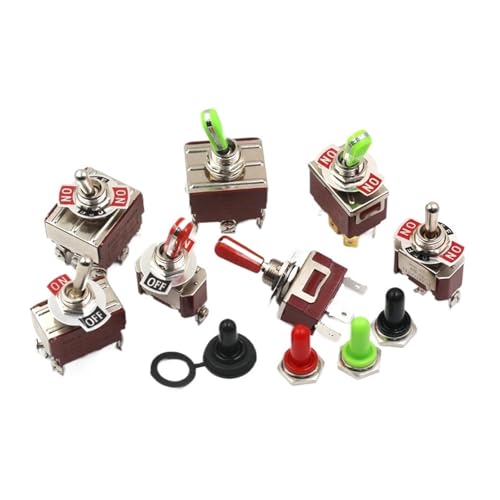 1PCS rocker switch button switch, rocker power switch 2 3 6 pins 2 3 gears E-TEN1021 1021 1122 1221 1322 1321 2210 3310 3210(Red) von KEBTOKMRW