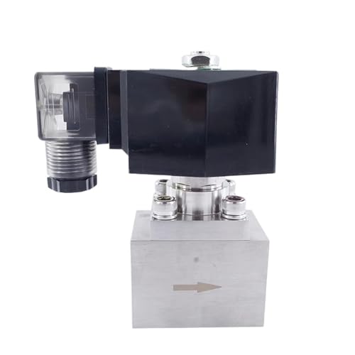 200bar Orifice 10mm 2 Way Water High Pressure Solenoid Valve 3/8 1/2" 220V N.C GSPG-10 Stainless Steel 304 Large Flow Valve(3/8",DC12V) von KEBTOKMRW