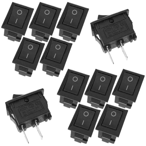 5/20/100Pcs KCD1 15 * 21mm 2Pin ON-OFF Boat-shape Switch 10 * 15mm Snap-in Rocker Switch KCD Switches(KCD1 15X20mm,5PCS) von KEBTOKMRW