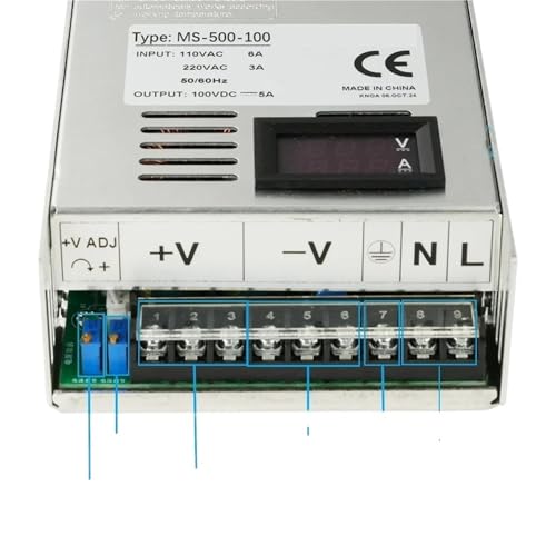 500W 600W Digital Display Adjustable Power Supply ACDC 0-12V 15V 24V 27V 30V 36V 48V 60V 68V72V 85V 90V 100V 110V 150V 200V SMPS(MS-600W,100-120V/200-240V_0-60VDC) von KEBTOKMRW