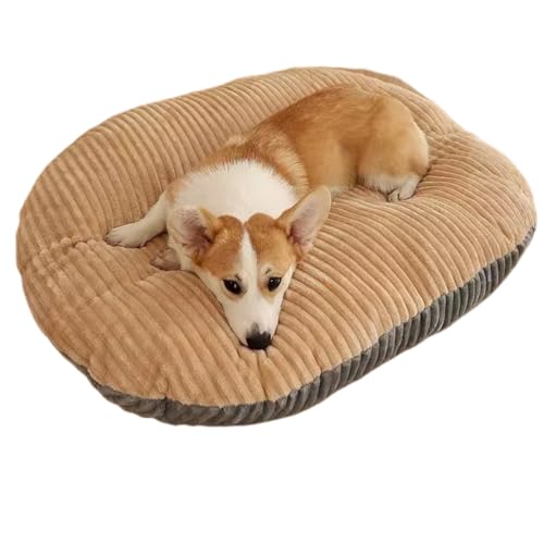 KEDAOLA Hundebett, flauschig, bequem, wendbar, für Haustiere, Katzen, Kissen, Matratze mit abnehmbarem Bezug, für kleine, mittelgroße Hunde und Katzen (75 x 60 x 5 cm), 2 Stück von KEDAOLA