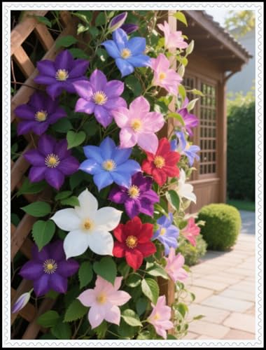 Clematis-Rhizom/Natürliches Wachstum/Kälte- und dürreresistent/Schnellwachsend-15 Rhizom-A Clematis-Rhizom/Natürliches Wachstum/Kälte- und dürreresistent/Schnellwachsend-15 Rhizom-A von KEDROKJB