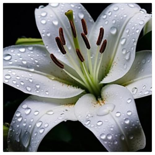 Lilien-Rhizome/Natürliches Wachstum/Kälte- und dürreresistent/Schnellwachsend-4 Rhizome-G von KEDROKJB