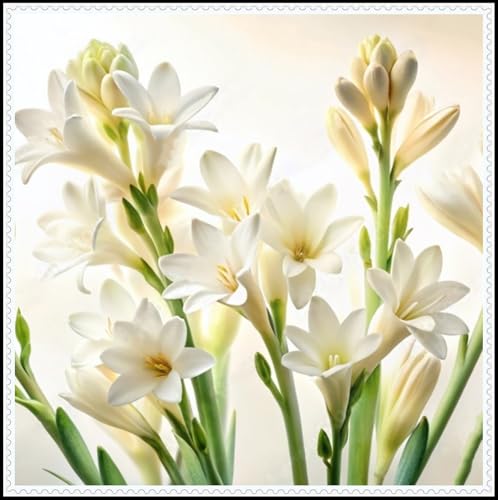 Tuberose-Rhizom/Kälte- und dürreresistent/Schnellwachsend/Natürliches Wachstum -6 Rhizom-E von KEDROKJB