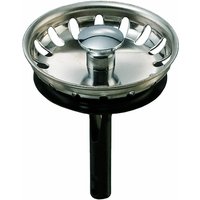 Edelstahl-Siebkörbchen für Teka Spüle mit 1 1/2 Zoll ohne Excenter Schmutzsieb Siebkorb - Durchmesser 54 mm von KEENBERK