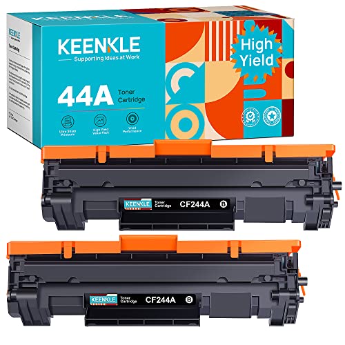 KEENKLE 44A CF244A Tonerkartusche, Kompatibel für HP 44A CF244A Toner Schwarz 44A CF244A für HP Laserjet Pro M15w Toner MFP M28w M28 M28a M15a M15 (2 Schwarz) von KEENKLE