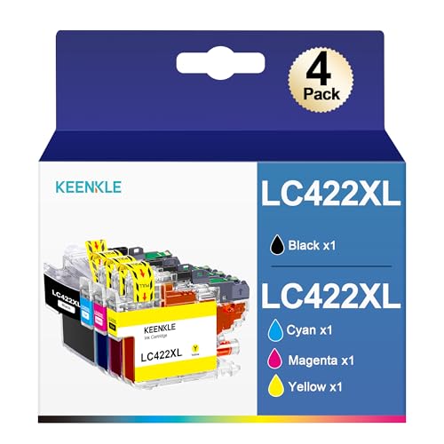 KEENKLE LC422XLVAL Tintenpatronen Kompatible für Brother LC422 LC-422XLVAL für Brother MFC-J5340DW MFC-J5345DW MFC-J5740DW MFC-J6540DW MFC-J6940DW von KEENKLE