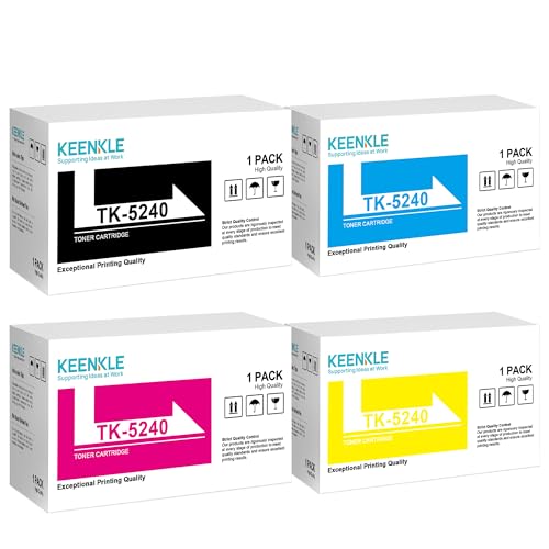 KEENKLE TK-5240K Schwarzer Original-Toner 1T02R70NL0, kompatibel mit ECOSYS M5526cdn, M5526cdw, P5026cdn, P5026cdw von KEENKLE