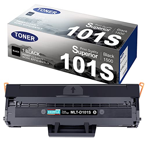 KEENKLE MLT-D101S Toner Kompatible für Samsung D101S MLT-D101S/ELS Schwarz Toner für Samsung ML-2160 ML-2165 ML-2165W ML-2168 SCX-3405W SCX-3405F SCX-3405 SCX-3405FW SCX-3400 SF760P SF760 (Schwarz) von KEENKLE