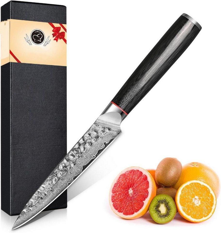KEENZO Damastmesser Damaststahl Messer Allzweckmesser Universalmesser Obstmesser von KEENZO