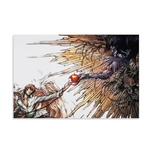 KEEP MARY Comic Series Death Note 05 Poster Dekorative Malerei Leinwand Wandkunst Wohnzimmer Poster Schlafzimmer Malerei 08x12inch(20x30cm) von KEEP MARY