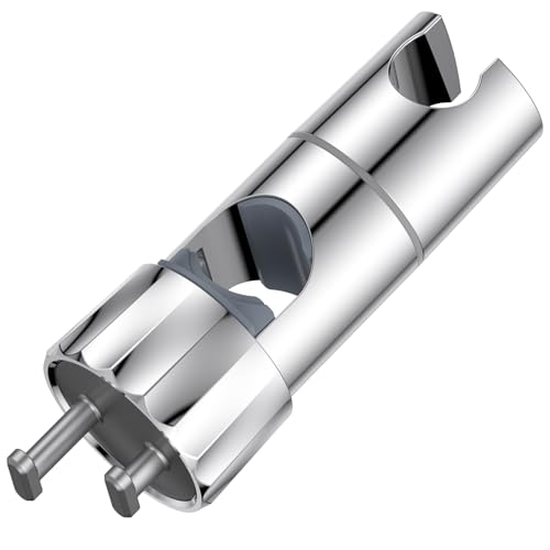 KEEPIFY Universal Duschkopf Handbrause Halterung - Brausehalter ohne Bohren,Verstellbar Duschhalterung,360° drehbar für Slide Bar 16-28 mm Außen Durchmesser, ABS+Verchromt Duschstange-Silbrig KEEPIFY Universal Duschkopf Handbrause Halterung - Brausehalter ohne Bohren,Verstellbar Duschhalterung,360° drehbar für Slide Bar 16-28 mm Außen Durchmesser, ABS+Verchromt Duschstange-Silbrig von KEEPIFY