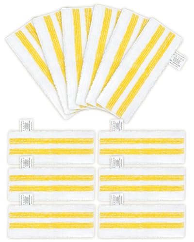 KEEPOW 12 Stück für Kärcher Dampfreiniger Easyfix Wischmopp Ersatzbezug Set, für Kärcher Dampfreiniger EasyFix SC 1, SC 2, SC 3, SC 4, SC 5 Bodendüse Mikrofaser Mop Zubehör, für Alle Bodenarten KEEPOW 12 Stück für Kärcher Dampfreiniger Easyfix Wischmopp Ersatzbezug Set, für Kärcher Dampfreiniger EasyFix SC 1, SC 2, SC 3, SC 4, SC 5 Bodendüse Mikrofaser Mop Zubehör, für Alle Bodenarten von KEEPOW