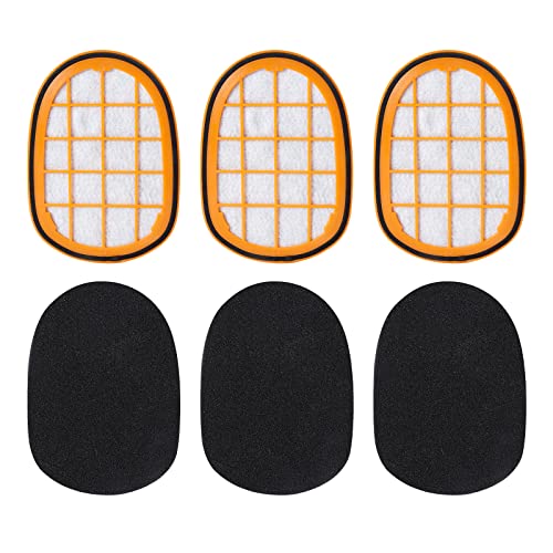 KEEPOW 3 Stück Filter für Philips SpeedPro Max Aqua Plus Staubsauger, FC5005/01 Ersatzfilter Zubehör für Philips FC6826 XC8147 XC7042 XC8045 XC8347 SpeedPro Max Aqua Plus von KEEPOW