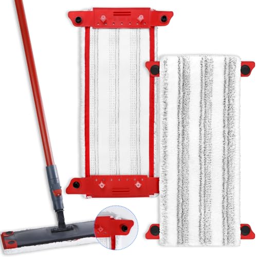 KEEPOW Bodenwischer Ersatzbezug, Bodenwischer Set für Vileda Ultramax, Mop Set für die Reinigung von Hartböden/Holzböden, 2 Stück KEEPOW Bodenwischer Ersatzbezug, Bodenwischer Set für Vileda Ultramax, Mop Set für die Reinigung von Hartböden/Holzböden, 2 Stück von KEEPOW