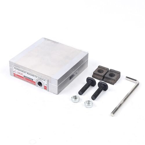 KEESUNG 150x150mm Magnetspannplatte, Magnetfutter Permanente Spannplatte Magnettisch Magnet Spannplatten Mechanisch Grinder für Schleifmaschi von KEESUNG