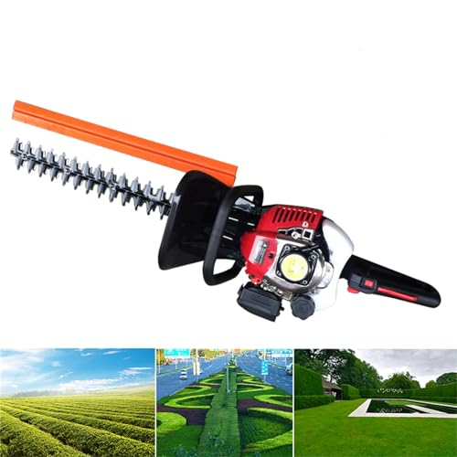 KEESUNG 22.5CC Benzin Heckenschere, 2-Takt 1,25PS Profi Hecken Gartenschere Hecken-Trimmer Heckenschneider Motorheckenschere Freischneider Rasentrimmer fürHecken Büschen und Sträuchern von KEESUNG