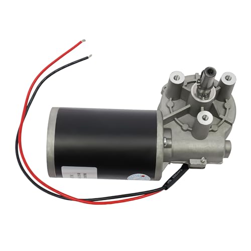 KEESUNG 60W DC Getriebemotor, Scheibenwischermotor Getriebemotor Torsionsgeschwindigkeit Reduzieren Motoren Elektrischer Synchroner Zahnrad Getriebemotor für Automatisch Tür Garage-Tisch (24V) von KEESUNG