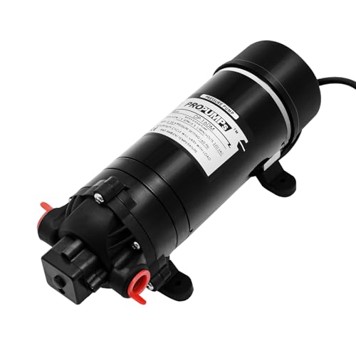 KEESUNG Druckpumpe WasserPumpe, Schlauchpumpe Hochdruckpumpe Selbstansaugende Membranpumpe Druckerhöhungspumpe Boosterpumpe Gartenbewässerung Pumpe mit Auto Druckschalter Elektrische Wasserpumpe von KEESUNG