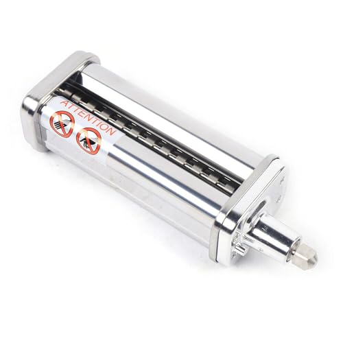 KEESUNG Edelstahl Nudelvorsatz, Nudelblatt Rollenschneider Zubehör Nudelmaschinen-Zubehör Fettuccine-Schneider Spaghettischneider Nudelaufsatz Multifunktionaler Nudelblattroller (Fettuccine Cutter) von KEESUNG