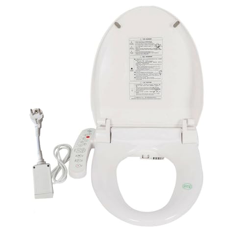 KEESUNG Elektrisch Toilettensitz, Smarter WC-Sitz Abnehmbar mit Selbstreinigende Düsen Toilettensitz Smart Dusch WC-Sitze mit Düse, Einstellbare Sitztemperatur und Lufttrocknertemperatur 32℃-48℃ von KEESUNG